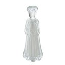 Ver imagem 1 de Escultura Decor Anjo em Vidro Branco e Transparente - 27cm