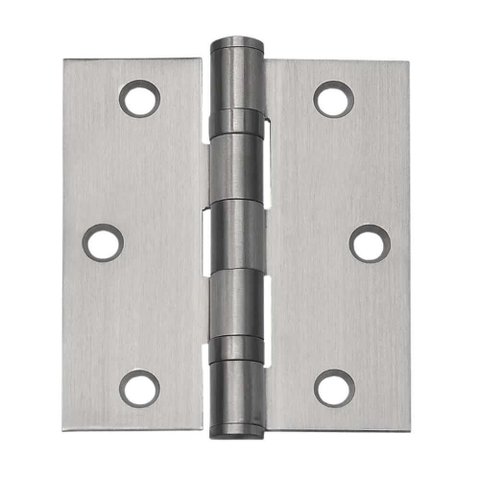 Dobradiça 2015 Inox Escovado com Anel de Rolamento Premium Inox Goma 3 Peças