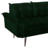 Namoradeira 2 Lugares 1,38M Veludo Verde Lilly Shop JM - 3