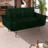 Namoradeira 2 Lugares 1,38M Veludo Verde Lilly Shop JM - 1