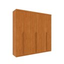 Ver imagem 2 de Quarto Casal Completo Guarda-Roupa Milano, Cama Mônaco e Cômoda Chicago Espresso Móveis Bege/Cinamomo