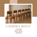Ver imagem 7 de Kit 6 Cadeira de Jantar Moderna Maya Assento Estofado Durango Antílope