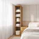 Ver imagem 1 de Guarda-roupa Modular 40cm sem Portas com Prateleiras Jade CabeCasa MadeiraOriginals