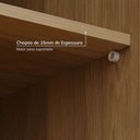 Ver imagem 3 de Guarda-Roupa Planejado 40cm sem Portas com Prateleiras Jade CabeCasa MadeiraOriginals Amarelo/Avelã