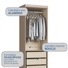 Guarda-roupa Modulado 2 Portas Infinty - 6