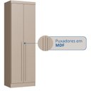 Ver imagem 7 de Guarda-Roupa Modulado 2 Portas Infinty Bege/Duna