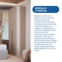 Ver mais imagens de Guarda-roupa Modulado 2 Portas Infinty