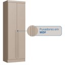 Ver imagem 7 de Guarda-Roupa Modulado 2 Portas Infinty Bege/Duna