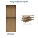Ver imagem 3 de Módulo 70x180 1 Kit Prateleira Frame CabeCasa MadeiraOriginals