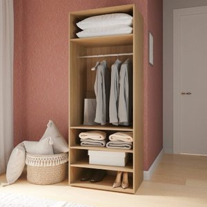 Módulo 70x180 1 Kit Prateleira Frame CabeCasa MadeiraOriginals