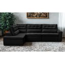 Ver imagem 1 de Sofá de Canto Retrátil e Reclinável com Molas 3,00x2,00 Esquerdo Viena Suede Mirra Decor