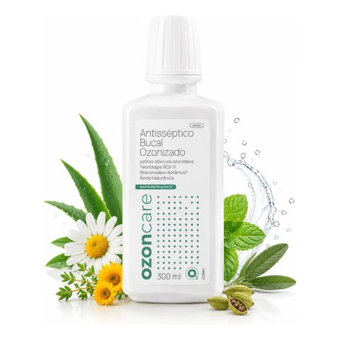Enxaguante Bucal Natural S Fluor Ozonio Ativo Philozon 300ml