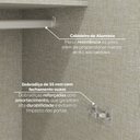 Ver mais imagens de Guarda-Roupa Modulado de Canto 2 Portas com Calceiro Seletto Marrom/Areia/Jequitibá