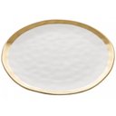 Ver imagem 5 de Jogo 4 Pratos Sobremesa 21cm Porcelana Branco Dourado Dubai Wolff Pratinho Louça Mesa Posta