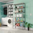 Ver imagem 1 de Estante de Aço para Escritório Área de Serviço 5 Prateleiras 30cm Gênova