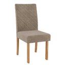 Ver imagem 6 de Kit 4 Cadeiras para Sala de Jantar Elegance Marrom/Mel/Caramelo