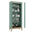 Ver imagem 3 de Cristaleira Colonial com 2 Portas de Vidro Mel/oliva