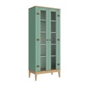 Ver imagem 2 de Cristaleira Colonial com 2 Portas de Vidro Mel/oliva