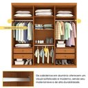 Ver imagem 6 de Quarto Casal Completo Guarda-Roupa Lima, Cama Mônaco e Cômoda Chicago Espresso Móveis Bege/Cinamomo/Off White