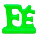 Ver imagem 1 de Palavra Fé em Cerâmica Decoração de Sala e Escritório - Verde Green