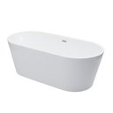 Ver imagem 1 de Banheira Freestanding Imersão Acrílico 169 Cm Malaquita Pingoo.casa - Branco