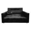 Ver imagem 3 de Poltrona Sofazinho Pet Caes e Gatos Porte Medio e Pequeno Bob Preto