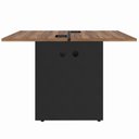Ver imagem 4 de Estação de Trabalho Dupla para Escritório 90x120cm VRA9017 Sevilha/Preto - Gebb Work