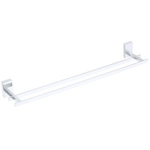 Toalheiro Porta Toalha Duplo 60Cm Cromado Italy Line Titus