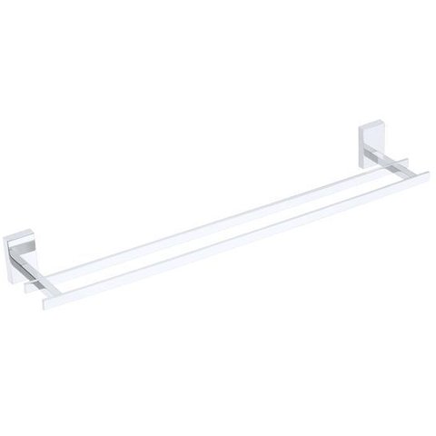 Toalheiro Porta Toalha Duplo 60Cm Cromado Italy Line Titus