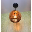 Ver imagem 2 de Lustre pendente Luminária em MDF 22X22 ambientes internos