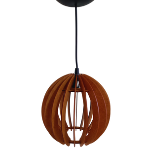 Lustre pendente Luminária em MDF 22X22 ambientes internos