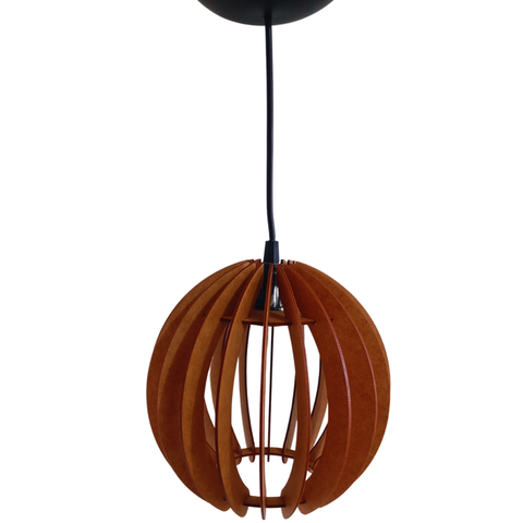 Lustre pendente Luminária em MDF 22X22 ambientes internos