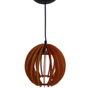 Ver imagem 1 de Lustre pendente Luminária em MDF 22X22 ambientes internos