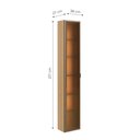 Ver imagem 6 de Rack com Painel para TV até 85" 2 Cristaleiras Vidro Reflecta e LED Neon Float 254cm – Carvalho C