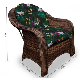 Conjunto de Poltronas Fibra Sintética Janaína - 2 Poltronas + 1 Mesa Centro - Tecido Acordes - 2 Conjunto de Poltronas Fibra Sintética Janaína - 2 Poltronas + 1 Mesa Centro - Tecido Acordes - 2