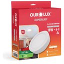 Ver imagem 2 de Luminária Redonda Sobrepor Led 18 Watts 2700k Branco Morno Ourolux