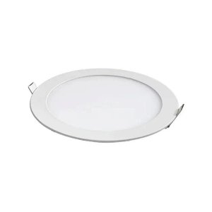 Kit 2 Painel Led Redondo Embutir 18w 3000k Bivolt Foxlux