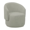 Ver imagem 5 de Poltrona Decorativa Sala de Estar Recepção Jasmine Bouclé Verde Oliva