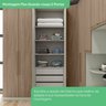 Guarda-roupa Modulado de Canto 5 Portas 3 Gavetas Seletto - 17