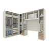 Guarda-roupa Modulado de Canto 5 Portas 3 Gavetas Seletto - 3