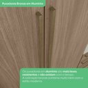 Ver imagem 7 de Guarda Roupa Casal Modulado 5 Peças com Cabeceira 9 Portas 9 Gavetas Areia/Jequitibá
