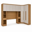 Ver imagem 5 de Guarda Roupa Casal Safira 9 Portas de Bater 5 Gavetas MDF Corrediças Telescópicas Cumaru-Fendi