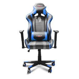 Cadeira Gamer Ergonômica Blackhawk, Elg, Ch05bkbl, Inclinação até 180º e 140kg, Preto e Azul - 1