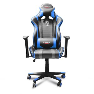 Cadeira Gamer Ergonômica Blackhawk, Elg, Ch05bkbl, Inclinação até 180º e 140kg, Preto e Azul