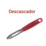 kit Jogo de Utensílios Domésticos Para Cozinha Inox com Cabo 5 Peças Vermelho - 3