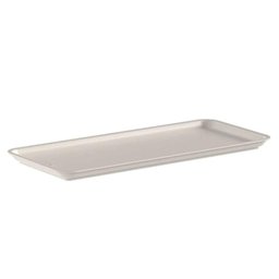 Tampa para Cesto Flow 3l Bege 27x12x1,3cm Caixa Organizadora ou Bandeja Decorativa - 1