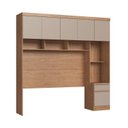 Ver imagem 7 de Guarda-Roupa Modulado Casal 3 Peças com 2 Portas de Correr, 7 de Bater e 3 Gavetas Infinity Marrom/