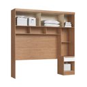 Ver imagem 4 de Guarda-Roupa Modulado Casal 10 Portas 3 Gavetas Marrom/Cedro/Branco