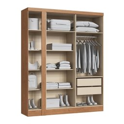Guarda-roupa Modulado Casal 10 Portas 3 Gavetas - 6