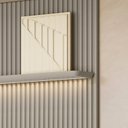 Ver imagem 6 de Painel Ripado para TV até 80 Polegadas com LED MDF 297cmx250cm Modular Cinza Tauari/Gris Fosco